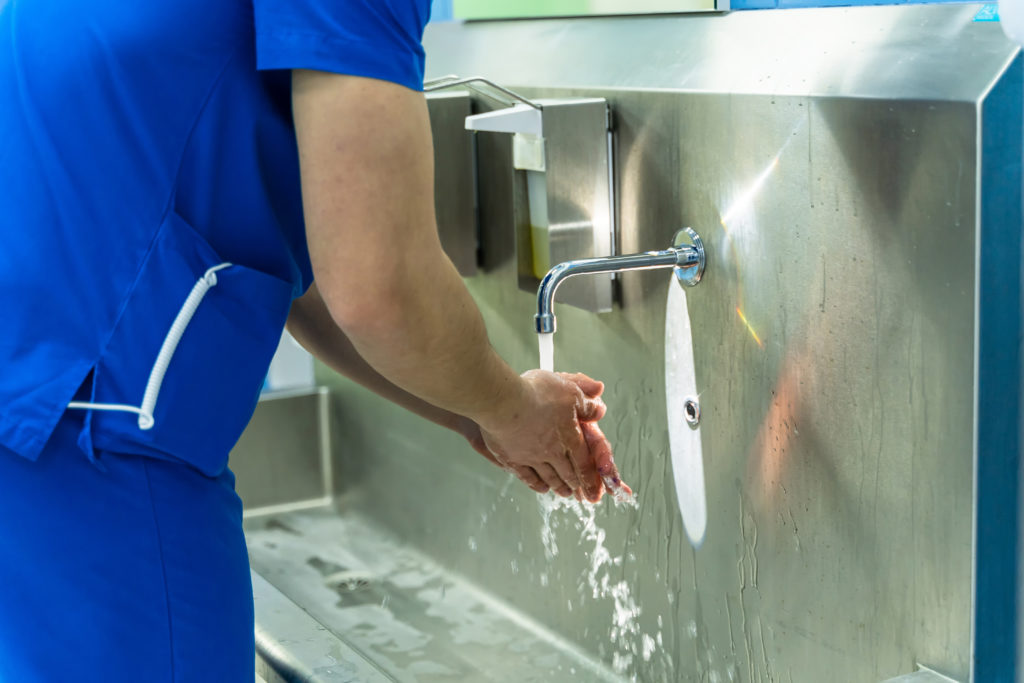 Doctor Washing Hands. Surgeon Washing Hands Before Operating - Nanoslic 